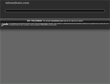Tablet Screenshot of ishowdown.com